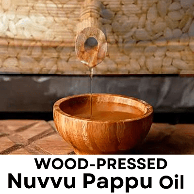 Nuvvu Pappu Oil 1ltr - Wood Pressed
