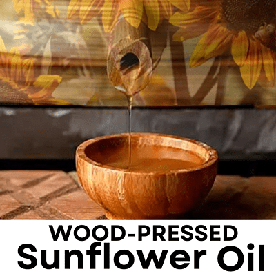 Sunflower Oil 1ltr - Wood Pressed