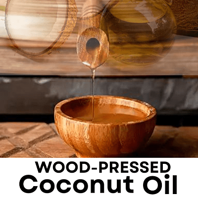 Coconut Oil 1ltr - Wood Pressed