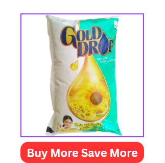 Gold Drop Sunflower Oil 1Ltr - Special Offer