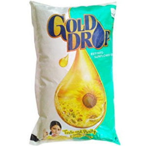 Gold drop Sunflower Oil : 1ltr